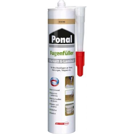 Ponal Parkett und Laminat Fugenfüller 280 ml nussbaum Fugen Dichtstoff Boden (1/5)