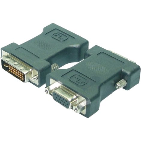 Adattatore da DVI a VGA Full HD 1080p 60Hz Logilink VGA-DVI, nero