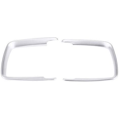 Silberne, selbstklebende Abdeckung für den Scheinwerferschalter für BMW 1er, 2er, 3er, 4er, X5 und X6 (F20, F22, F30, F32) (1/5)