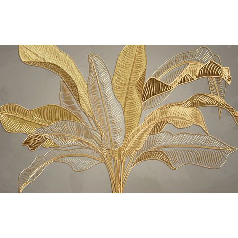 Papier peint panoramique - Plantes tropicales - 130 cm x 81 cm (1/2)