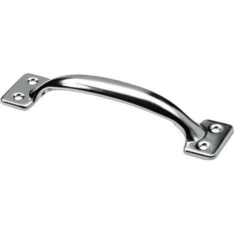 HETTICH Poignée acier nickelé HETTICH entraxe 133 mm