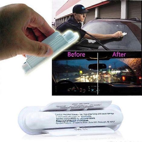 1 Essuie-glace invisible universel pour voiture, anti-eau et anti-pluie, agent lissant pour pare-brise, accessoires automobiles (1/5)