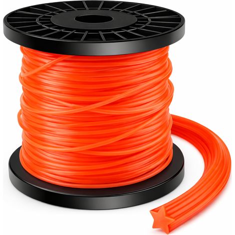 FILO DA TAGLIO PER DECESPUGLIATORE A BENZINA 3,0 MM 100 M STELLA PER TAGLIERINA