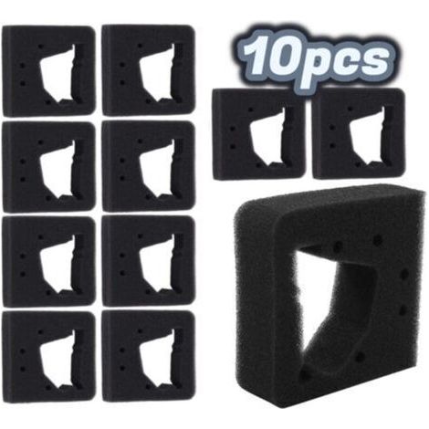 Lot de 10 adaptateurs de filtre à air pour moteur Honda GX31 17211-ZM3-800, nettoyant compatible avec les moteurs Honda GX31 GX22 FG100 série 4 temps