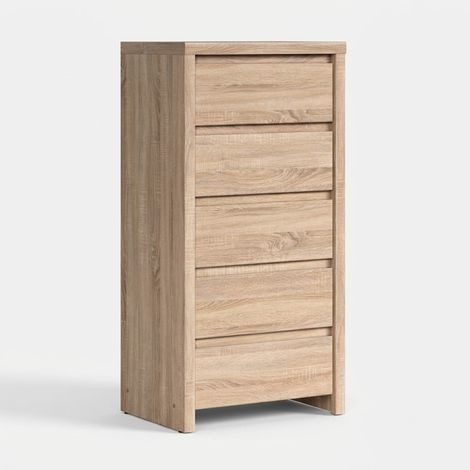 Platzsparende Kommode mit 5 Schubladen Kaspian (1/5)