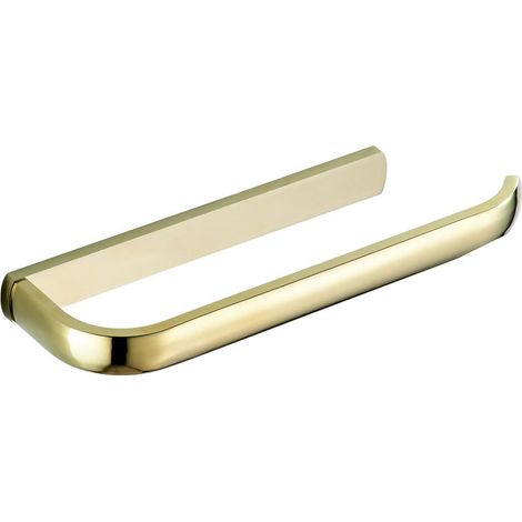 Toallero de pared, apto para baño, cocina, oficina, etc., 290 x 88 x 26 mm (dorado) (1/5)