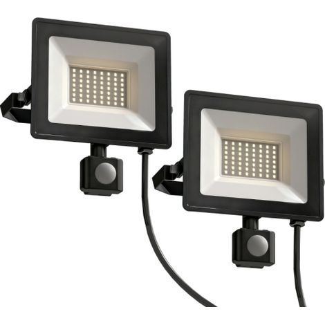 Lampe de travail 50 W, réglable, 3 modes, aluminium, utilisation flexible, noire (1/5)