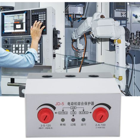 Relais de protection moteur BERM JD-5 avec protection intégrée contre les surcharges, le blocage et la coupure de phase, 380 V CA, 2–100 A (1/5)