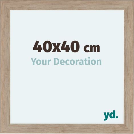 yd. - Cadre photo 40x40 - Chene Clair - MDF - Como (1/5)