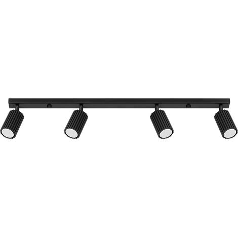 Foco ámbar 4 GU10 negro ALU lumilo 15.639.84 (1/5)