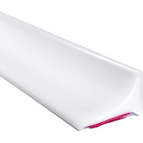 1M Blanc Barriere Douche et Système de Rétention Silicone,Anti Débordement Seuil de Douche Barrage Barre D'eau en Caoutchouc Autocollante,Joint Porte Etanche pour Sol de Salle de Bain (1/5)