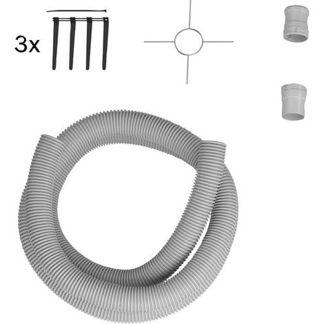 Bosch Accessoires d'évacuation des gaz FC-Set-F60 Kit de base d:60 mm flexible, L:12,5 m, 7738112524
