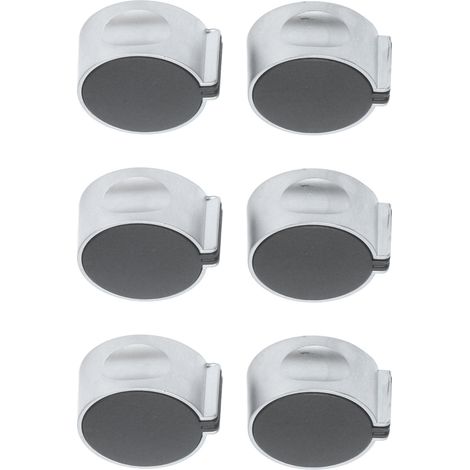 6 boutons de gazinière métalliques, commutateurs d’allumage pour cuisinière à gaz, 0° par paire (1/5)