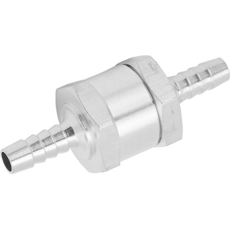 Clapet anti-retour en aluminium, universel pour carburant, essence, huile, diesel, eau, 6 mm/0,24 pouce (1/5)