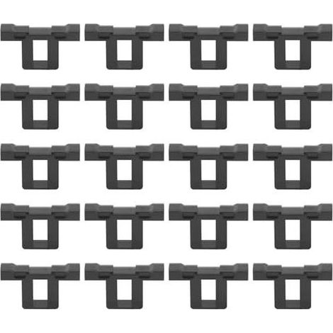 Lot de 20 clips de drainage de l'eau pour panneaux solaires PV Modules de nettoyage 30 mm Clip pour évacuation de l'eau (1/5)