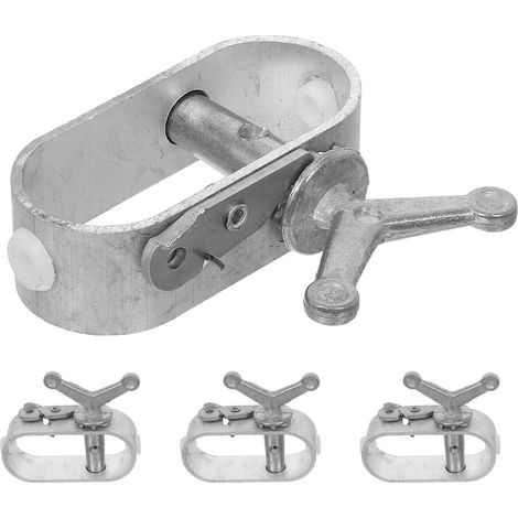 Tendeur de Câble à Cliquet Manuel Lot de 4 Pièces en Acier Robuste pour Couverture de Piscine et Clôture de Jardin, Outil de Serrage pour Câble Métallique, Usage Extérieur (1/5)