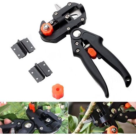 Ciseaux de Greffage Professionnels, Outil Sécateur de Jardinage, pour Couper Branches d\'Arbres Fruitiers, Greffage de brindille (1/4)