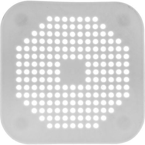 3 pièces Francaise Filtre Cheveux Douche Cheveux Douche Filtreevier/Baignoire/Douche en Silicone-Bouchon Caoutchouc Salle de Bain/Cuisine (Gris) (1/5)