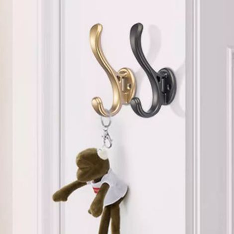 Einfacher Metallgarderobenhaken für Eingangsbereich, Schuhregal, Kleiderschrank usw. (1/5)