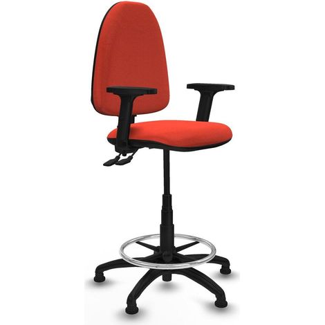 Piqueras y Crespo Aýna Tabouret de bureau orange foncé (1/3)