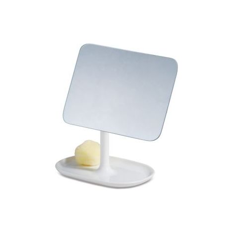 Specchio da Tavolo Trucco con Supporto in Plastica 16 x 10,5 x 25 cm