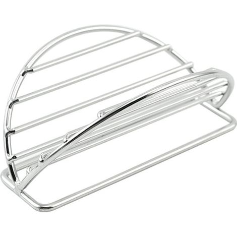 Grill Rack - Stainless Steel Rib Rack for Vertical Cooking - Compatible with Smokers Kamado and Large Grills - 14 x 10 x 8 cm - 1 Piece (1/5)