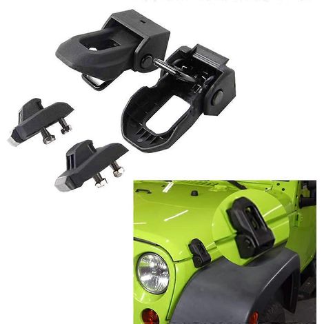 Verrou de capot pour Jeep Wrangler JK/JL 2007-2019 (1/5)