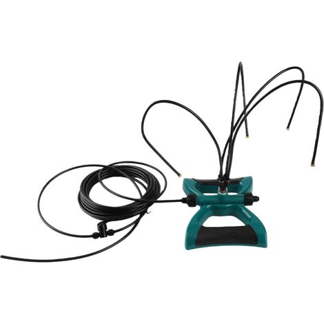 Brumisateurs sur pied extérieur système brumisation refroidissement angle flexible réglable anti-fuite brumisateur portable avec tuyau extension 10 m pour jardin filetage US (1/5)