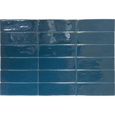 Altea Navy Blue Serie Premium Feinsteinzeug-Wandfliesen 5x15 cm (1/2)