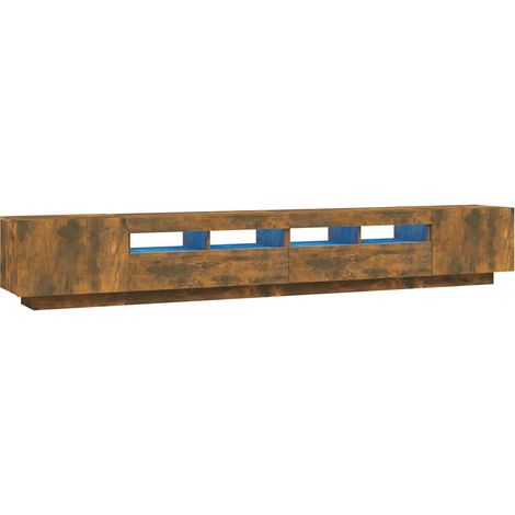Maison Exclusive - 3-tlg. TV-Schrank-Set LED-Leuchten Räuchereich