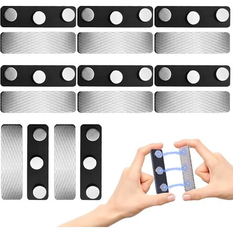 Blackout Shower Curtain Magnet for Window Blinds with Adhesive Magnetic Clips (1/5)