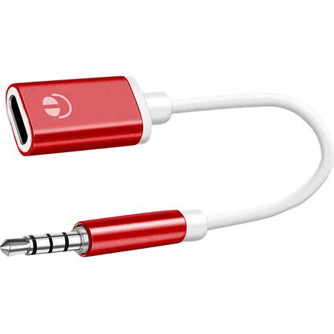 Adaptateur Audio USB C Jack mâle 3,5 mm, Adaptateur USB C Femelle Prise auxiliaire 3,5 mm, adaptateurs de Type C Prise auxiliaire, Compatible avec lecteurs MP3, lecteurs, Ordinateurs (1/5)