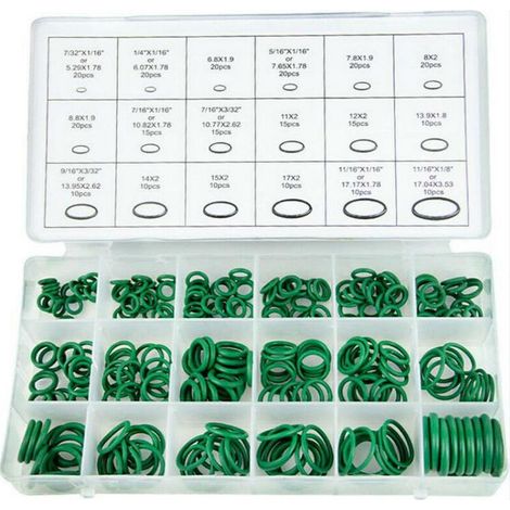 270 Stück Klimaanlage HNBR O-Ringe Auto Auto Reparatur Werkzeuge Gummi Auto Klimaanlage Kältemittel Ring Sets Auto Zubehör (1/4)