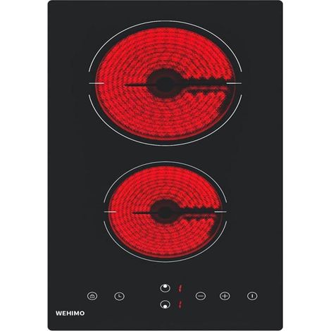 Placa Vitrocerámica - WEHIMO - 2 Fuegos - 3000W - Táctil - Empotrable (1/5)