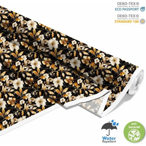 Dekorativer Outdoor-Stoff Oxford - Blumenmotiv I DX5166 (1/5)