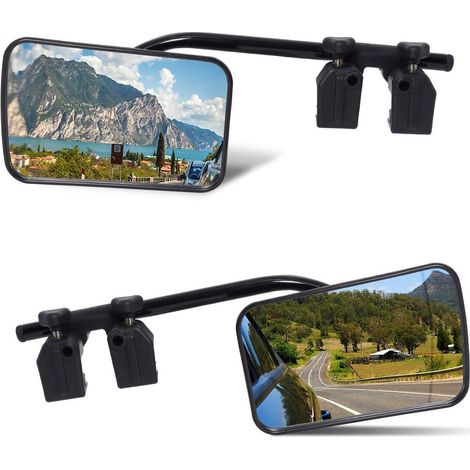 Rétroviseur Universel pour Camping-car et Véhicules, Réglable, Grand Angle (1/5)