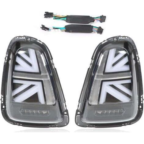 Retrofit Tail Light, Mini Cooper R56 2007-2013, LED Tail Light Assembly, Left & Right Pair, White + Black Trailer Lighting & Reflectors (1/5)