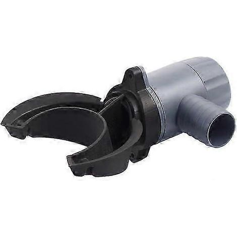Collecteur d'eau de pluie pour descentes de gouttière de 70 à 100 mm, récupérateur d'eau de pluie en forme de baril, adapté aux toitures jusqu'à 80 m², réf. 503070, gris (1/3)