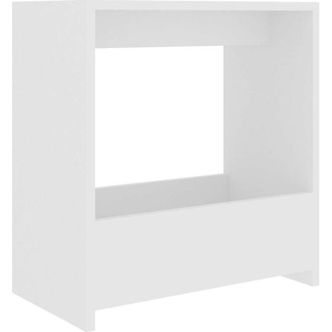 vidaXL Side Table White 50x26x50 cm Engineered Wood (1/5)