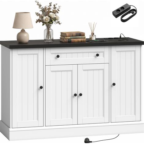 Buffet Salon Noir 120x40x80cm (1/5)