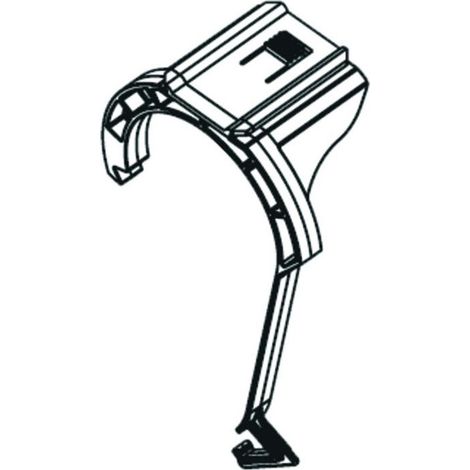 Soporte soporte codo de desagüe MONTUS para cisterna de 12 cm SCHELL