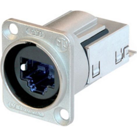 Embase femelle EtherCon® RJ45 CAT6 Neutrik NE8FDY-C6 RJ45 embase femelle NE8-FDY0-C6 Pôle: 8P8C nickel 1 pc(s) D18868 (1/2)