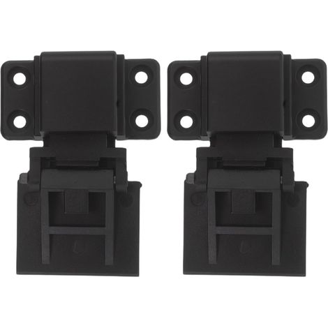Charnières de Rechange en Plastique pour Couvercle Anti-poussière de Platine Vinyle, Paire Antidérapante Compatible Vinyl Record Player pour Usage Domestique (1/5)