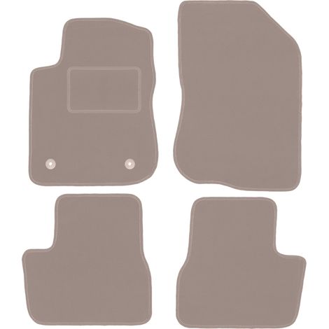 Tapis en velours beige pour Peugeot 208 I berline (2012-2019) (1/5)