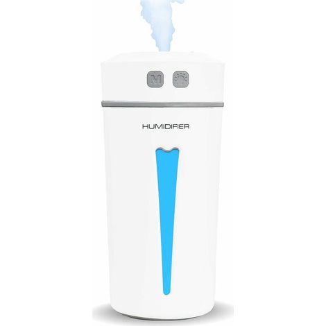 Brumisateur Automatique - Blanc, diffuseur d’huile essentiélectrique, humidificateur nomade il vous suivra du salon au bureau, de la chambre de bébé à votre voiture. (1/5)