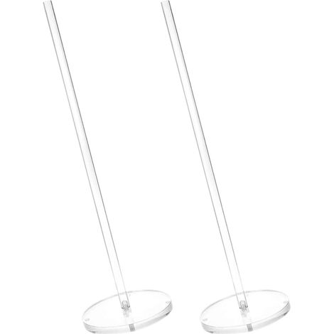 Porte-papier toilette sur pied en acrylique IMIKEYA, lot de 2 (1/5)