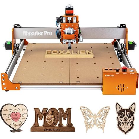 CNC Engraving Machine, 3-Axis All Aluminium Wood (1/5)