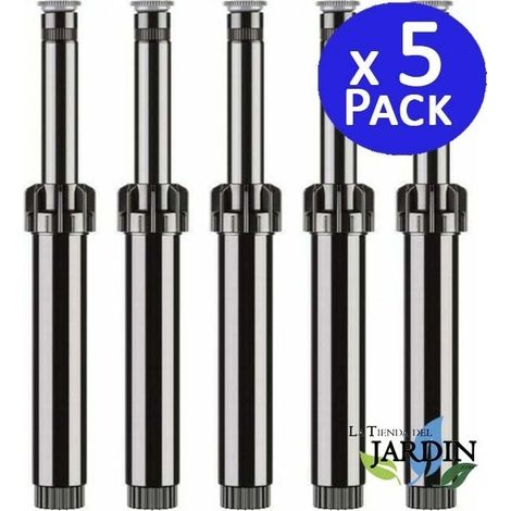 Set di 5 Diffusore di irrigazione Hunter PSU-04-10A con Ugello Regolabile 10A. Portata di 3 Metri