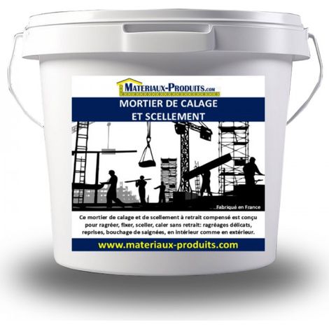 Mortier de calage et scellement - 12.5 Kg Gris - MATPRO