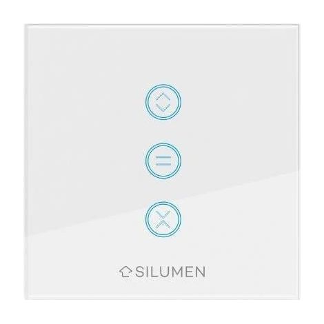 Interrupteur pour Volet Roulant Connecté Wifi Tactile Blanc - SILAMP (1/5)